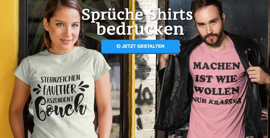 Spruche Auf Shirts Drucken Gusntig Spruch Shirt Gestalten Ab 1 Stuck