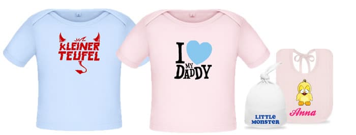 Baby T Shirt Bedrucken Lustige Baby Fun Shirts Selbst